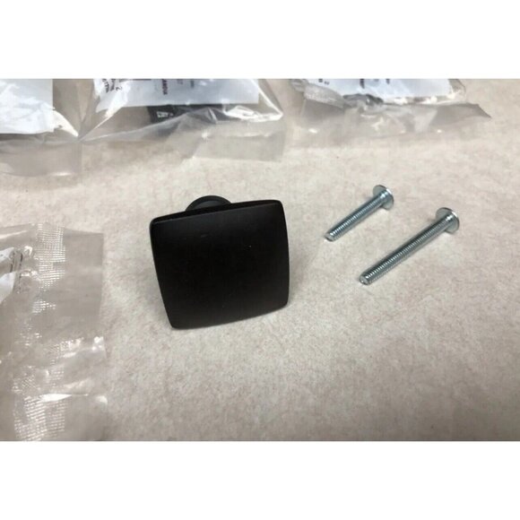 ALLEN + ROTH  BRONZE Square CABINET Pull Knobs New Item #0875912 - Picture 1 of 9